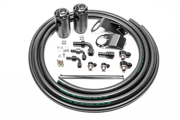 Radium Engineering — Radium Engineering 89-94 Nissan S13 Dual Catch Can Kit - Fluid Lock - view 3